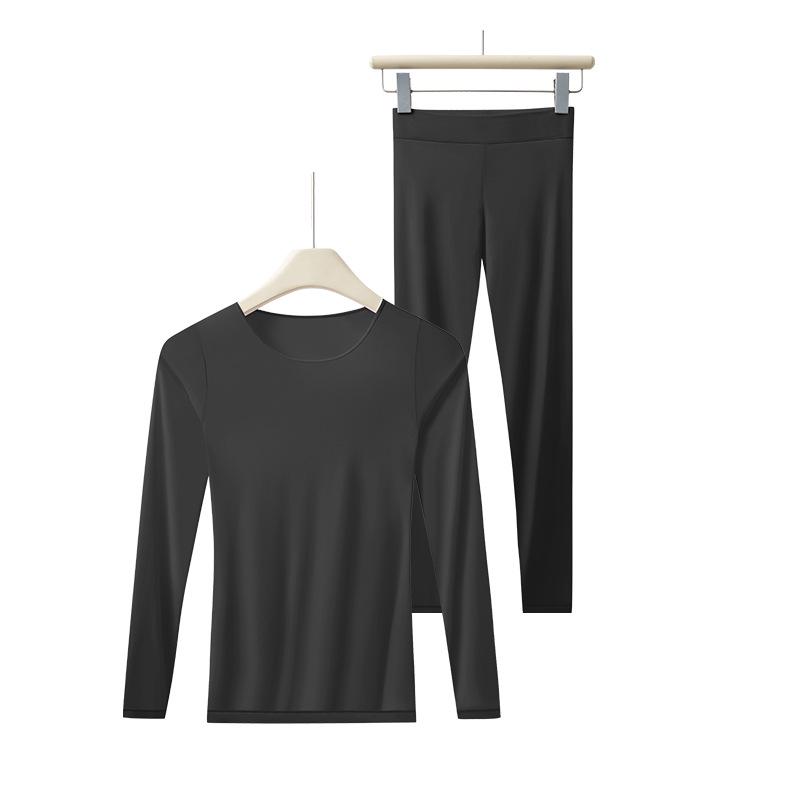 Унисекс Детская Бесшовная Теплая Базовая Футболка с Круглым Вырезом для Учеников Large