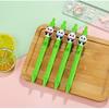 1Pc  Cartoon Bamboo Press Pen 0.5mm Quick Drying Without Touching Hands Suitable for Office Work, Daily Writing, Diaries, and Student Classroom Priz