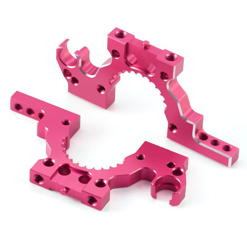 RCMAZO 2-Piece Aluminum Alloy Transmission Mount - Universal FrontRear RC Drift Gearbox Mounting Bracket Accessories for 110 Sakura Cero Ultra RC