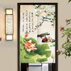 VIKAMA Chinese-style Twin-Door Curtain Restaurant Guesthouse Semi-Curtain Kitchen Bedroom Partition Curtain Home Decoration
