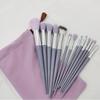 Set da 13 Pezzi di Pennelli Morbidi per Cipria Libera ad Alta Lucentezza Set di Pennelli per Ombretto Trucco Strumenti di Bellezza
