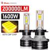 Dualvision 200000LM 1600W H4 H7 H11 LED CANbus K7C K6C H1 H3 9005 9006 HB3 HB4 9012 HIR2 Led Headlight Turbo Auto Fog Lamp 6000K