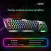 INPHIC V2 Wired RGB Gaming Keyboard & Mouse Set with Hot-Swap Mechanical Switches