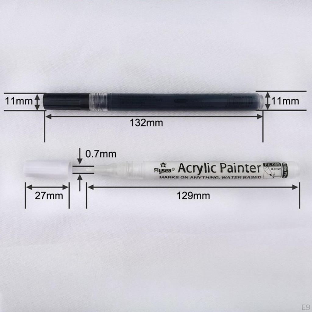 Marker Pens Set Card Making DIY Photo Album Rock Painting, 2 Colors