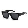 American Retro Square Sunglasses: Thick-Rimmed, Trendy, Anti-Glare, Street Style Eyewear.