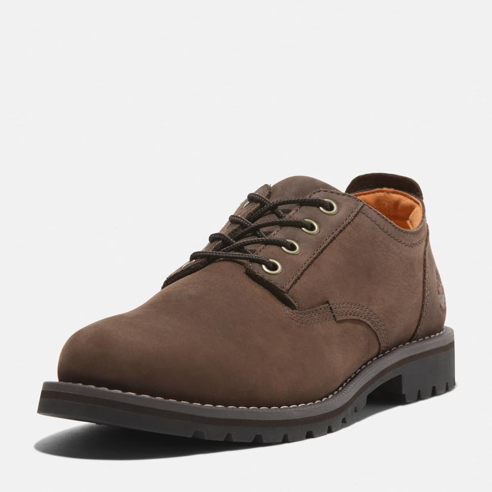 Timberland Redwood Falls Waterproof Dark Brown Size Size Men's Lace-Up Shoes, Nubuck, 8.0 (TB0A699PW071), 26.0cm