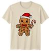 Gingerbread Unisex Christmas Holidays Unisexs TShirt Unisexs Tee Graphic Unisex Top