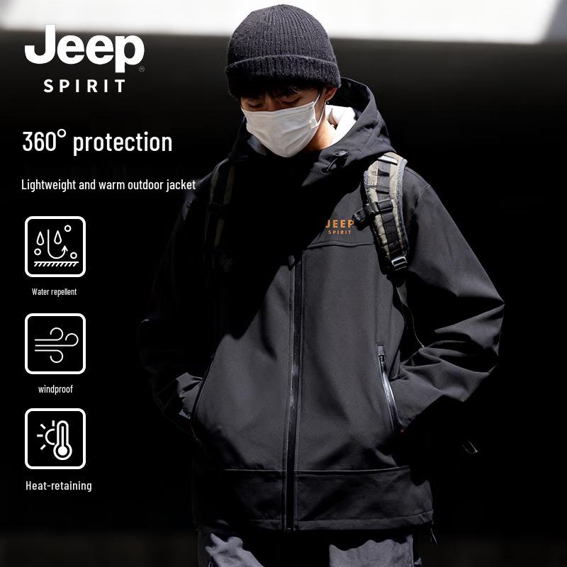 

Jeep Spirit Men s Winter Stand Collar Jacket L