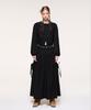 Etmont Shirring Pocket Long Skirt, Black