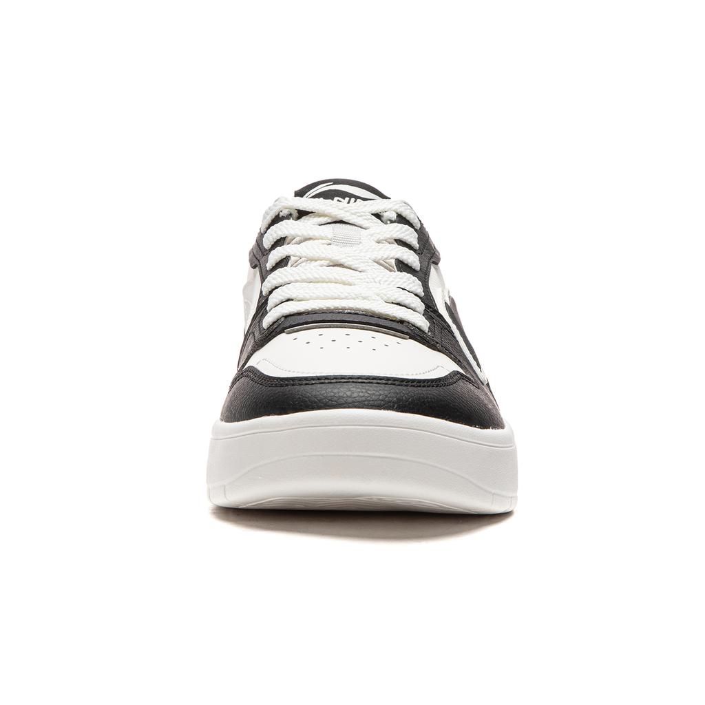 Li Ning Floating Boat Low Top Skateboard Shoes Men's White Black AGCW209-3