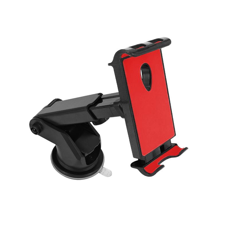 Car Phone Tablet Holder Suction Cup Dashboard Stand 360° Rotatable One-Hand Operation Universal for 4-11 Inch Mobile Device