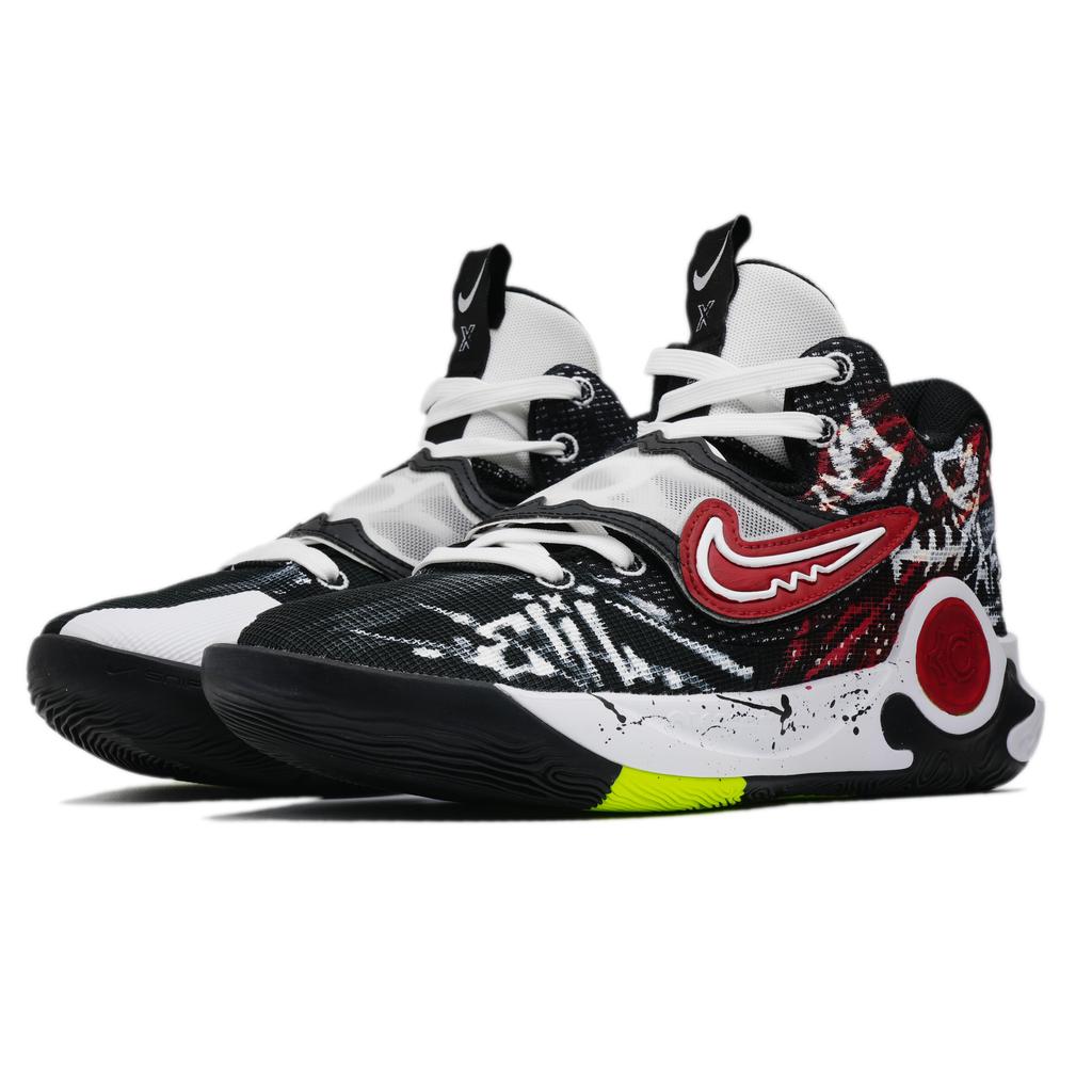 Nike KD Trey 5 X Eye Of Demon Cushioning Slip Resistant Abrasion Resistant Low Top Basketball Shoes Men's Black Red DJ7554-007(Team241-)