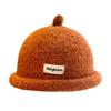 Autumn Winter Knitted  Cuffless Cap For Men Women Warm Cozy Soft Beanie Hat Country Fresh Sweet Style Fashion Headwear