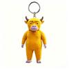 Portachiavi Niu Lai con Morbido Peluche Corto per Decorazione Zaino Regalo per Amici