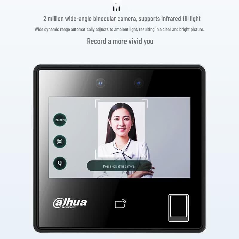 Dahua Face and Fingerprint Access Control Terminal CN plug (adapter included)