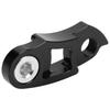 Bike Rear Derailleur Hanger Bicycle Aluminum Tail Hook Extension Extender Bike AccessoryBlack