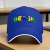 Brasil Brazilian Flag Brazilian Roots Brazilian Pride Casual Baseball Cap  Running Hippie Hip Hop Hats Summer Sun Baseball Caps