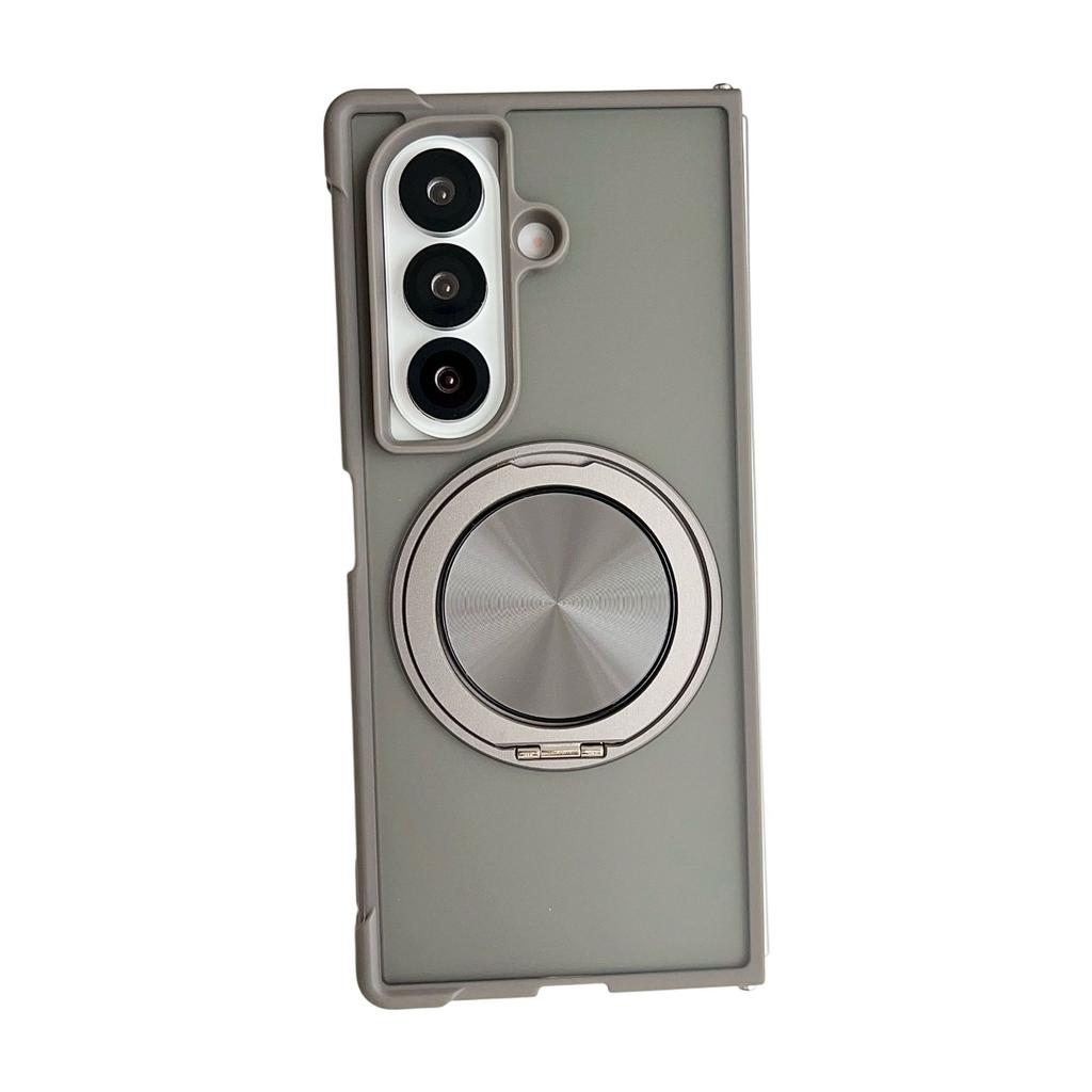 Applicable to Samsung Z FOLD7 CD pattern rotating bracket Z FOLD6 matte FOLD5 four corners anti-drop protective cover