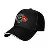TT Isle of Unisex  Racing Logo Black Baseball Cap with Checkered Flag Design and White Trim for Motorsport Fans
