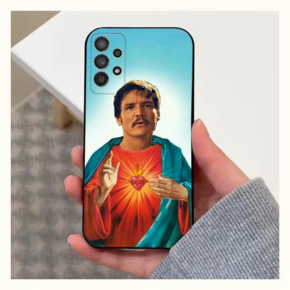 Actor P-Pedro P-Pascal-s Phone Case For Samsung S25,S24,S23,S22,S20,S21,S10,Ultra,Plus,Lite,FE,Soft Silicone Black Cover
