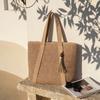 Woven Shoulder Bag, Large Capacity Tote Bag, Commuter Shoulder Bag, Summer Beach Tote, Lightweight Purse for Women Vacation Street Work