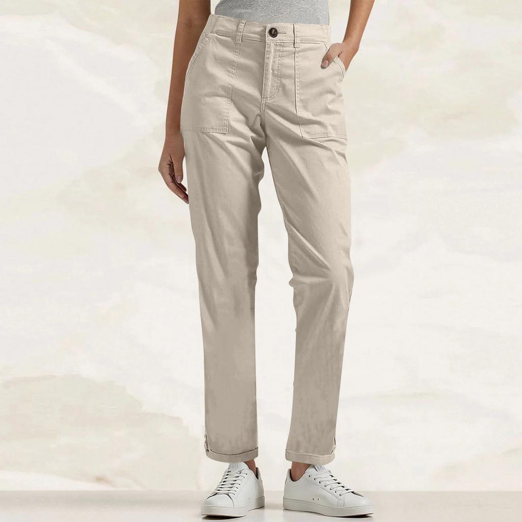 Women's Cargo Pants With 4 Pockets, Lightweight And Quick-drying, Outdoor Travel Casual And Comfortable Summer Pants