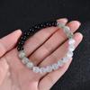 8mm Moonstone Cat's Eye & Obsidian Bracelet - Women's Yoga Jewelry