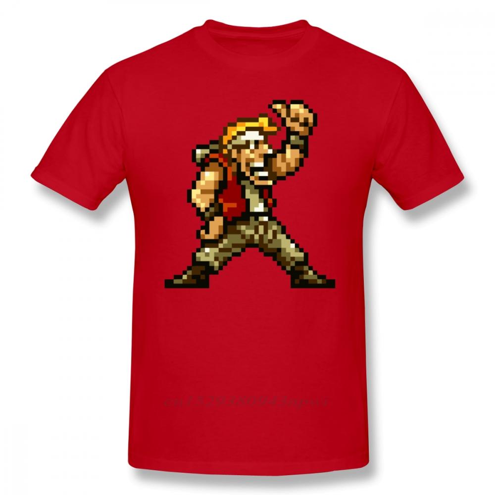 Metal Slug T Shirt Marco Rosi TShirt Graphic Tee Shirt Beach Cute 100 Cotton ShortSleeve Unisex Tshirt