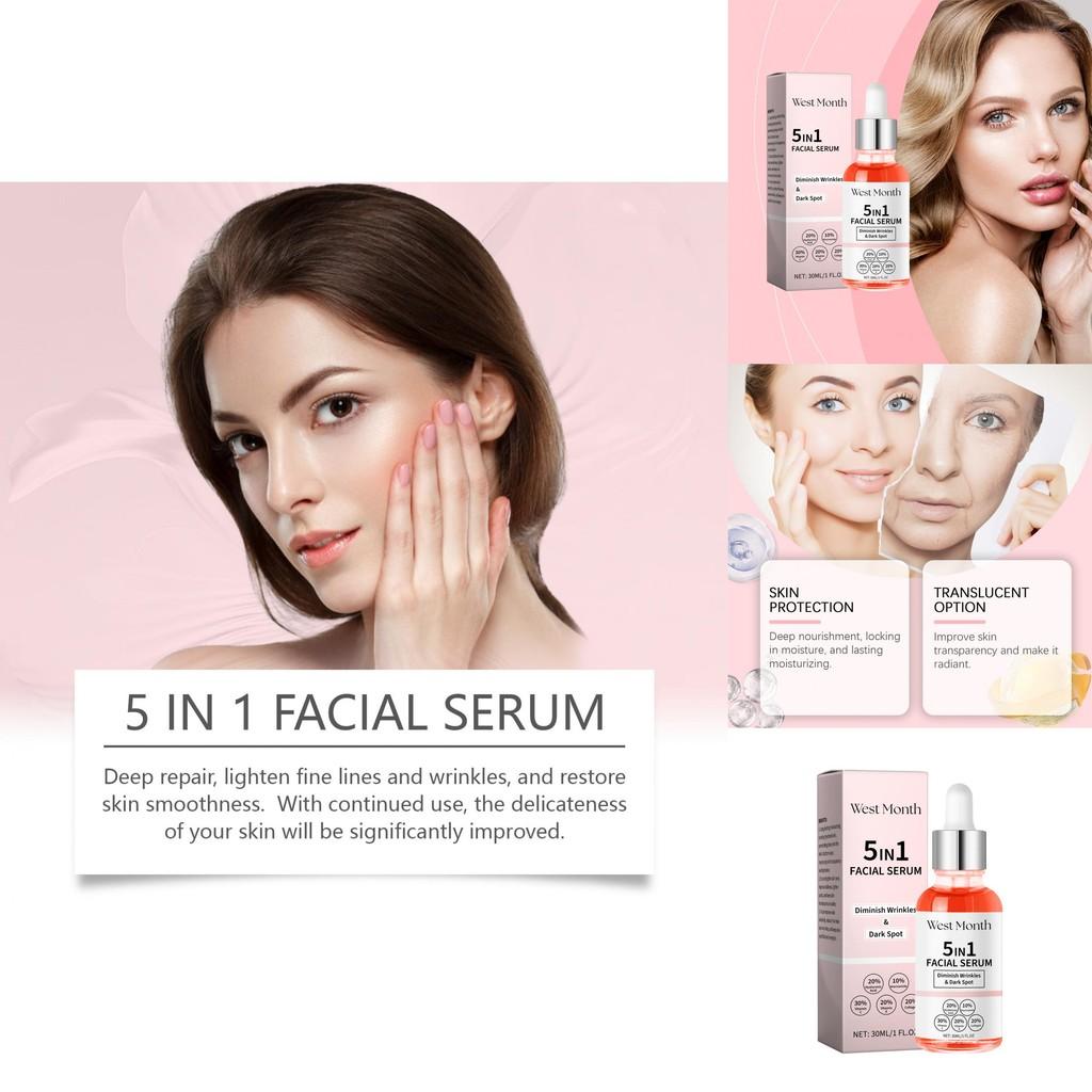 West Month Multi-effect Serum For Skin Improvement With Vitamin C And Niacinamide Brightening Formula