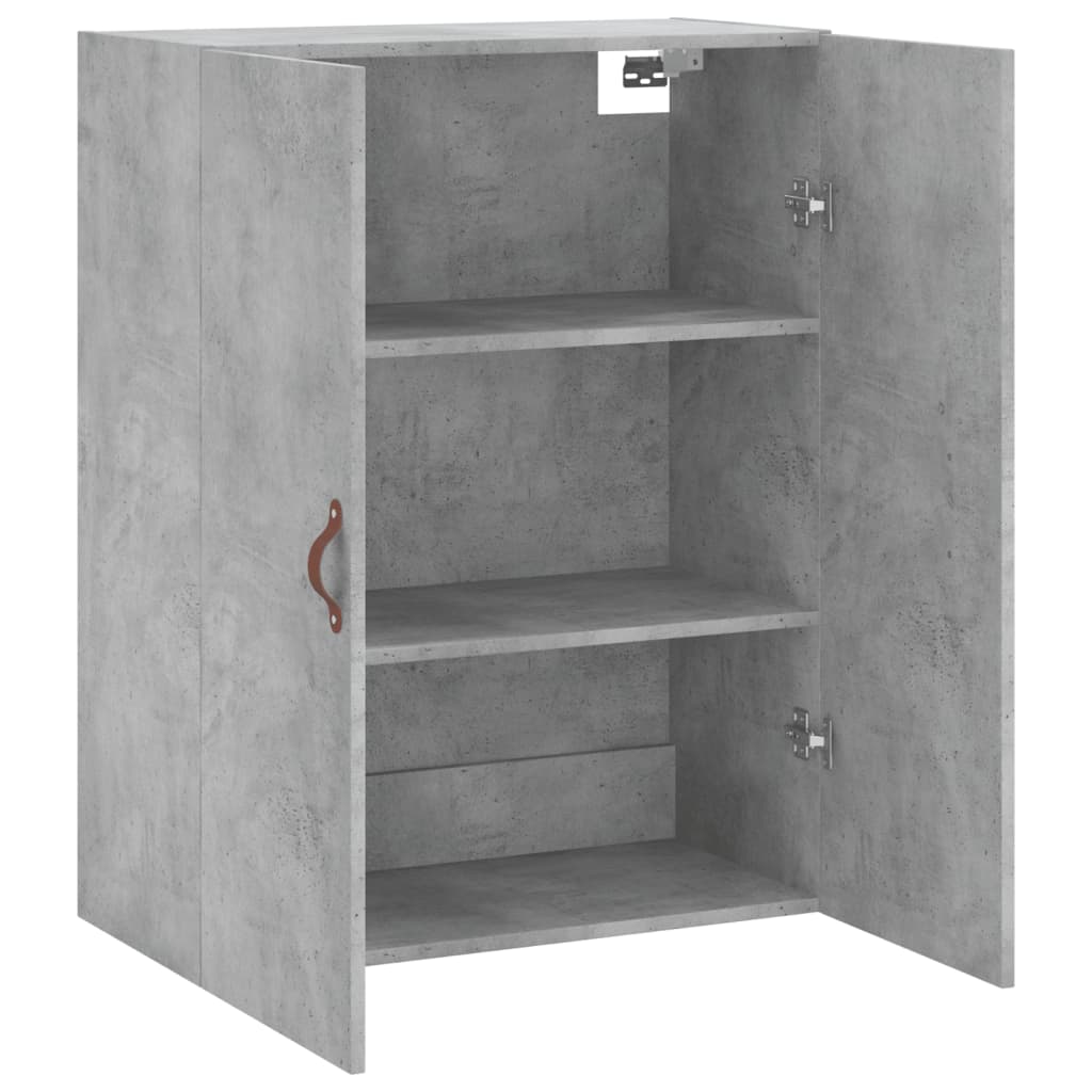 Wall Mounted Cabinet Concrete Grey 69.5 x 34 x 90 cm