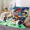 Powerpuff Girls Adventure Flannel Blanket Super Soft Warm Cozy Blanket For Sofa Bed Office Travel Allseason Home Decor Gift