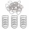 30/50pcs D-shaped metal ring alloy multi-functional buckle,suitable for DIY crafts,wedding,pet collars,keychains,bag accessories