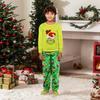 Parent-child Christmas Print Home Suit Long-sleeved Top And Pants