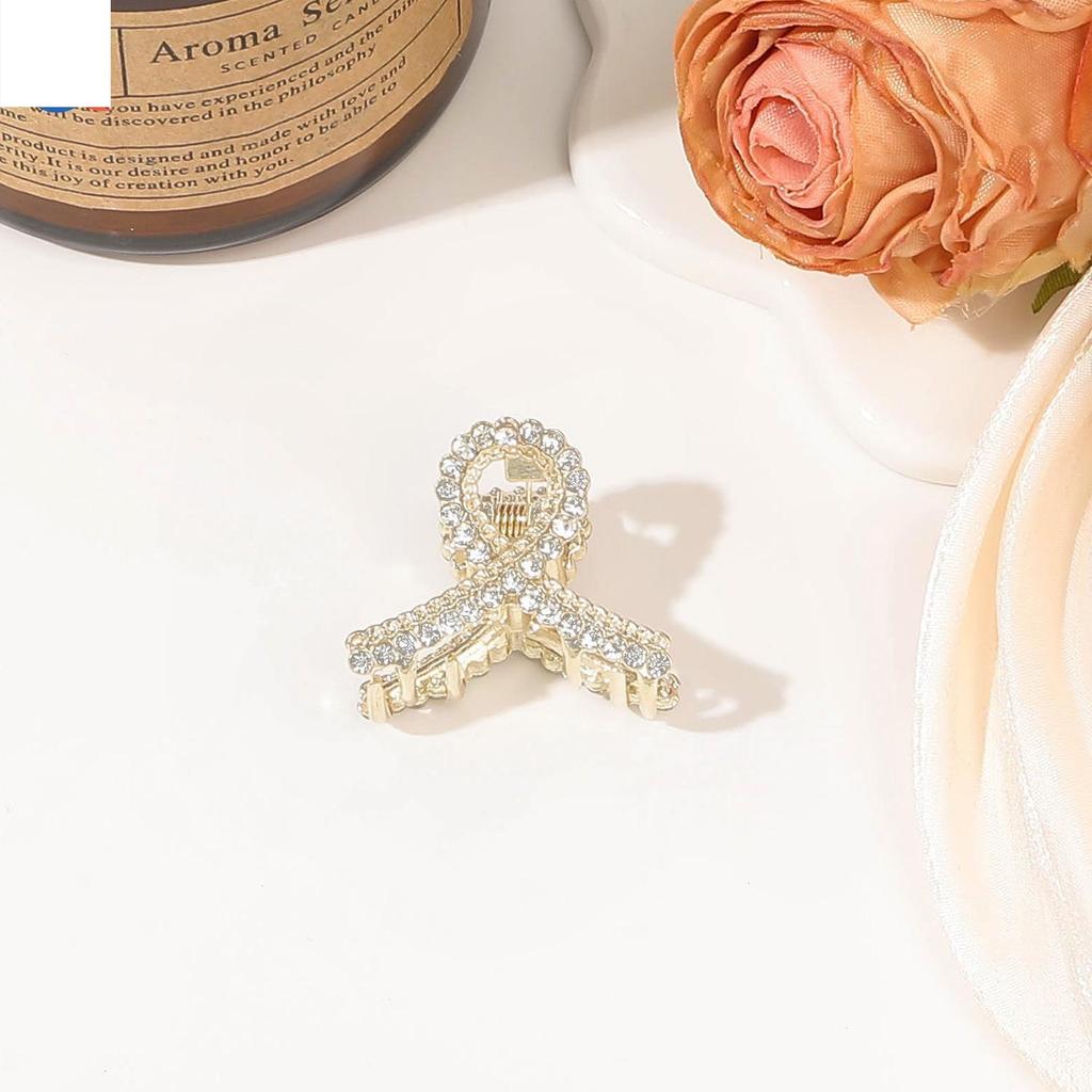 Kalnų krištolinis perlas Mini plaukų letena Retro deimantų gėlė Žvaigždė moterims Mergaitėms Krabų letena Maži plaukų segtukai Plaukų krabai Plaukų aksesuarai