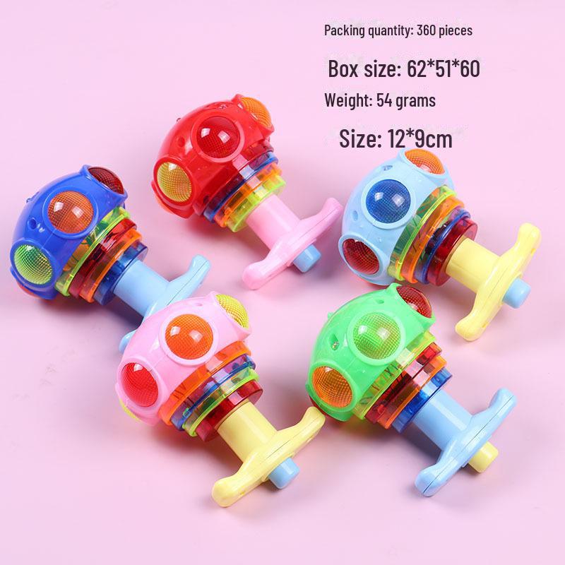 Colorful Luminous UFO Music Gyroscope with Lights and Sound