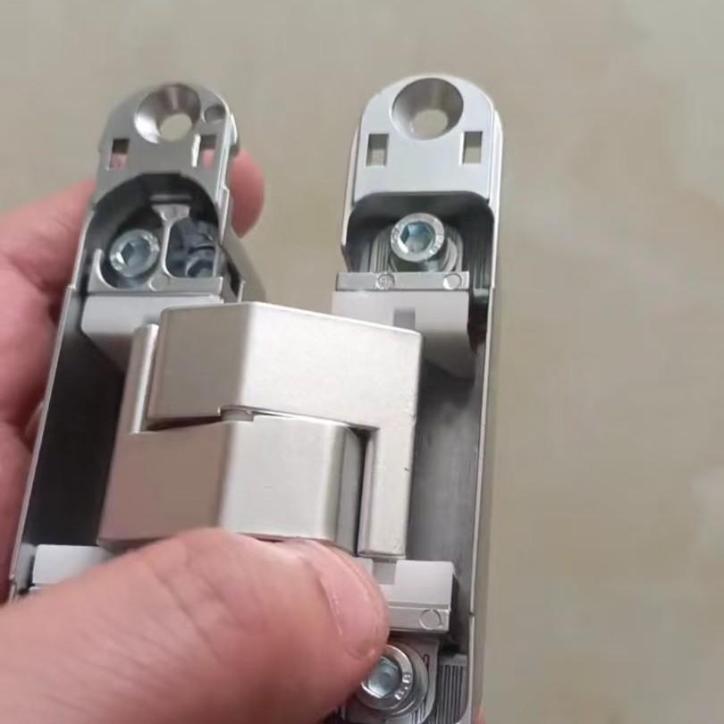 Three-Dimensional Adjustable Concealed Door Hinge for Hidden and Folding Doors