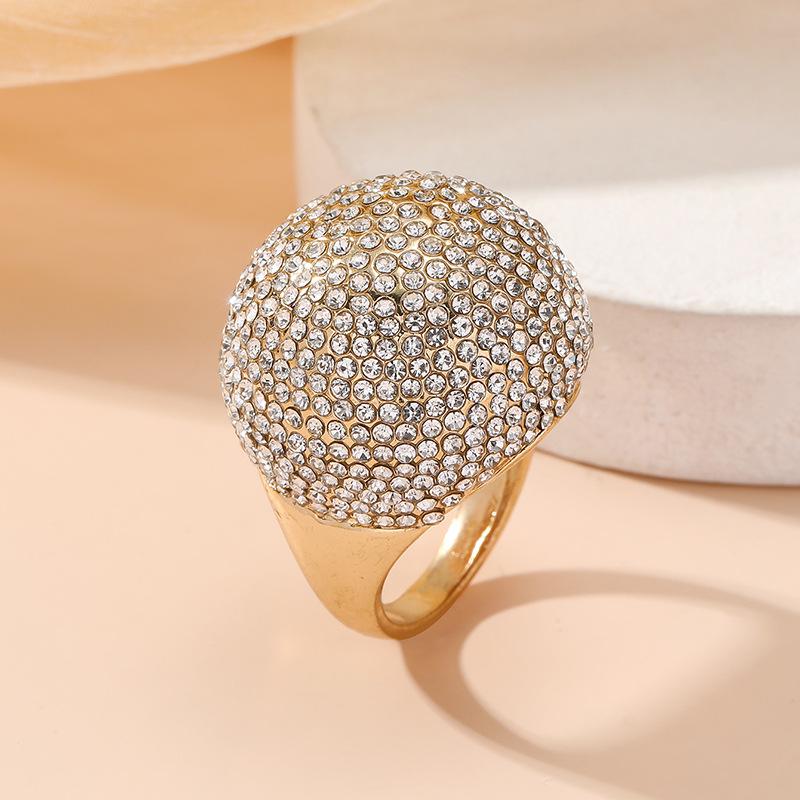 European Luxury Star Ring: Full Diamond Zircon, Gold/Silver Plated, Women s Fashion Jewelry