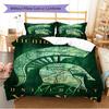 Name Custom Michigan State Spartans Pattern Bedding Set Quilt Cover Pillowcase Home Decor Gift (1 * Duvet Cover + 2 * Pillowcase, Without Core)