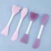 Bear Silicone Double Head Face Mask Brush Facial Exfoliate Blackhead Removal Cleanser Brush Mud Film Facial Brush Skin Care Tool