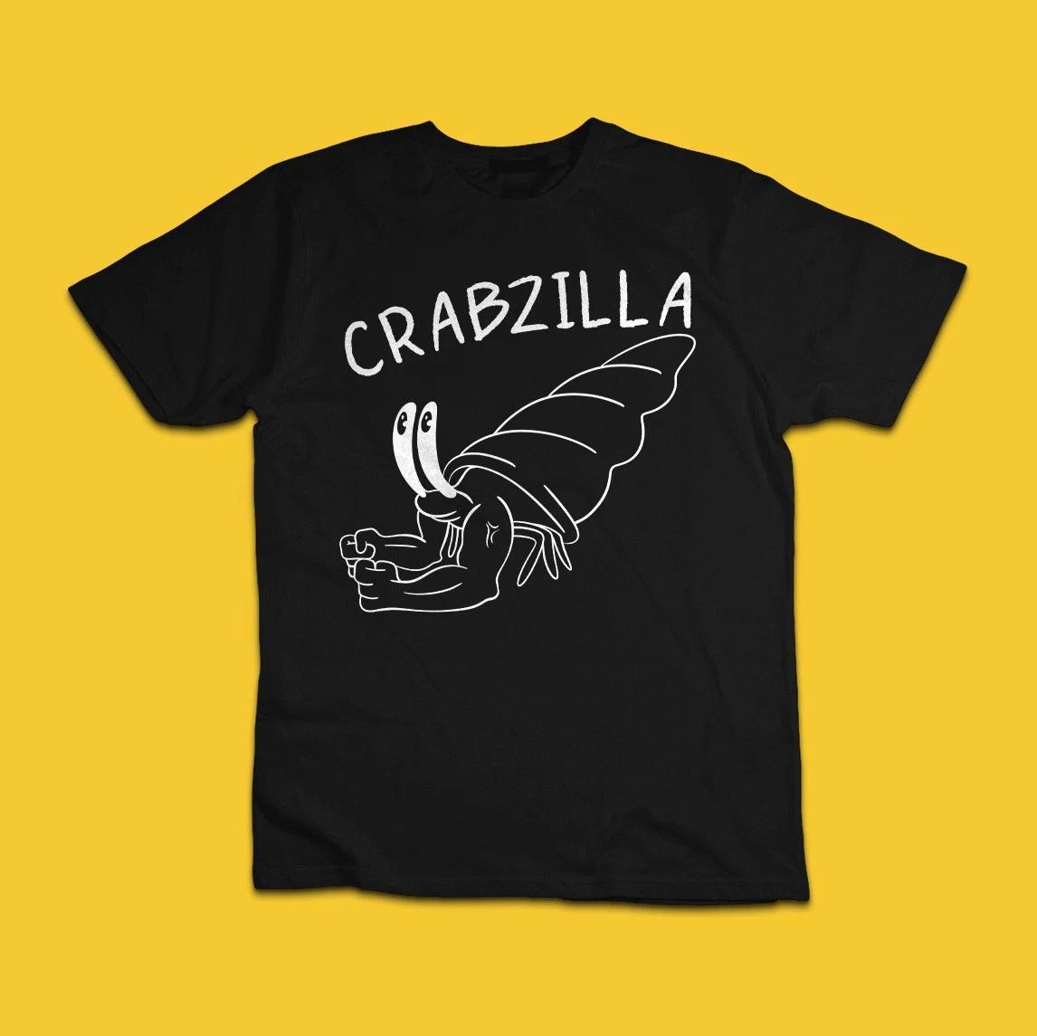 Crabzilla Funny Hermit Crab Monster Graphic T-Shirt M