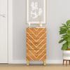 VidaXL Sideboard Brown and Black 40x33.5x75 Cm Mango Wood 356806