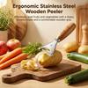 Stainless Steel Vegetable Peeler for Pumpkin and Winter Melon with Anti Slip Handle
