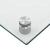 Transparent Kitchen Backsplash 80 x 60 cm Tempered Glass