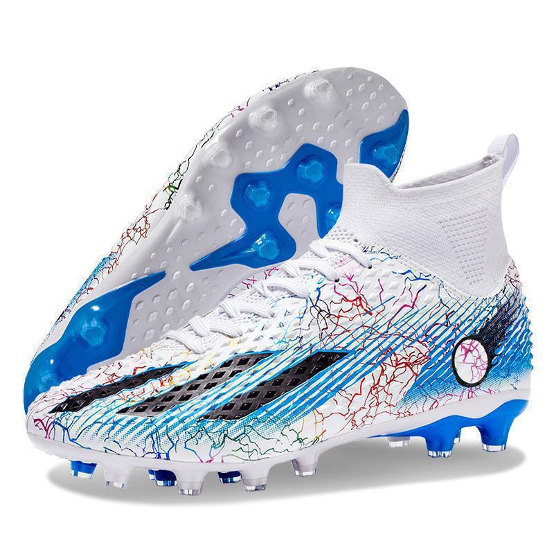 Grass with Long Nails Broken Spot Sports Shoes Running Shoes Competition Women's Training High-top Football Shoes Men's Nails