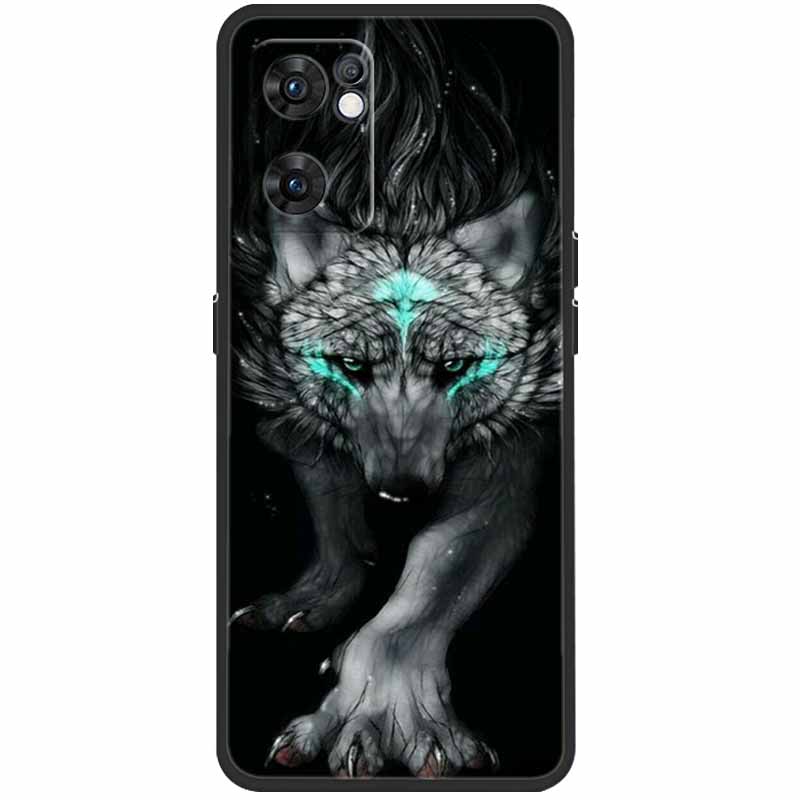 Hülle für Oppo Find X5 Lite Hülle Katze Weiches Silikon TPU Rückabdeckungen für Oppo Find X5 Lite 5G Hülle CPH2371 Stoßfest Coque Fundas