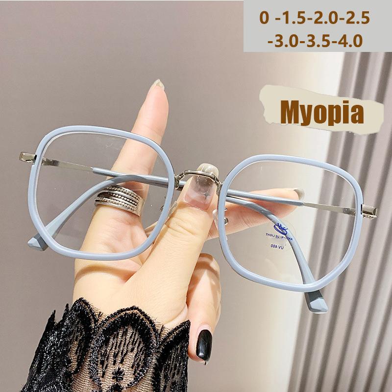Candy Macaron Color Glasses Frame For Women Myopia Glasses Round Face Without Makeup Personality Glasses Frame