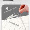 9-Piece Geometry Set for School: Compass, Protractor, Ruler, Square, and More