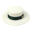 Yunibeosyeolkemiseuteuli Green Line White Panama Hat Panama Hat