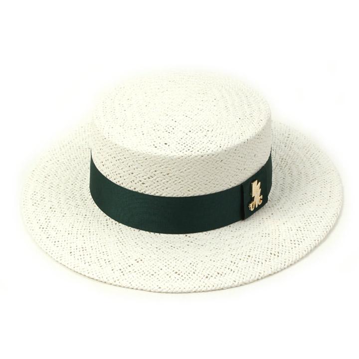 Yunibeosyeolkemiseuteuli Green Line White Panama Hat Panama Hat