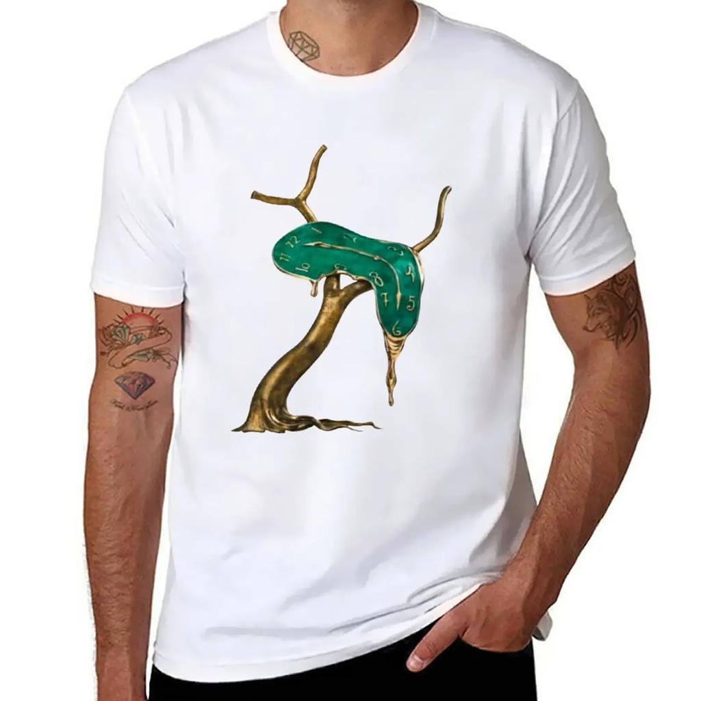Dali T-Shirt Funnys Cute Clothes Mens Graphic T-shirts Hip Hop